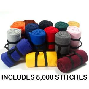 Fleece Blanket - Embroidered 1