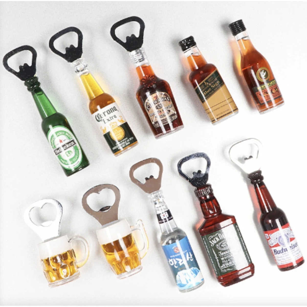 Magnetic Beer Shaped Bottle Opener 1