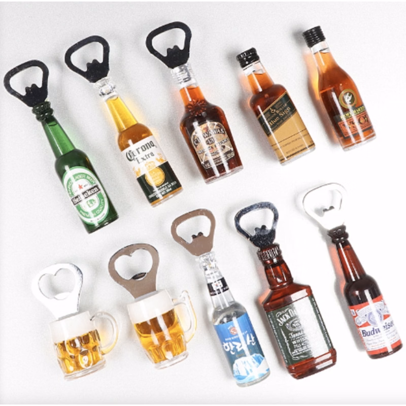 Magnetic Beer Shaped Bottle Opener