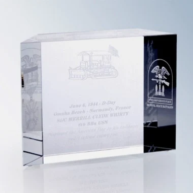 Block Crystal Award - Small 1
