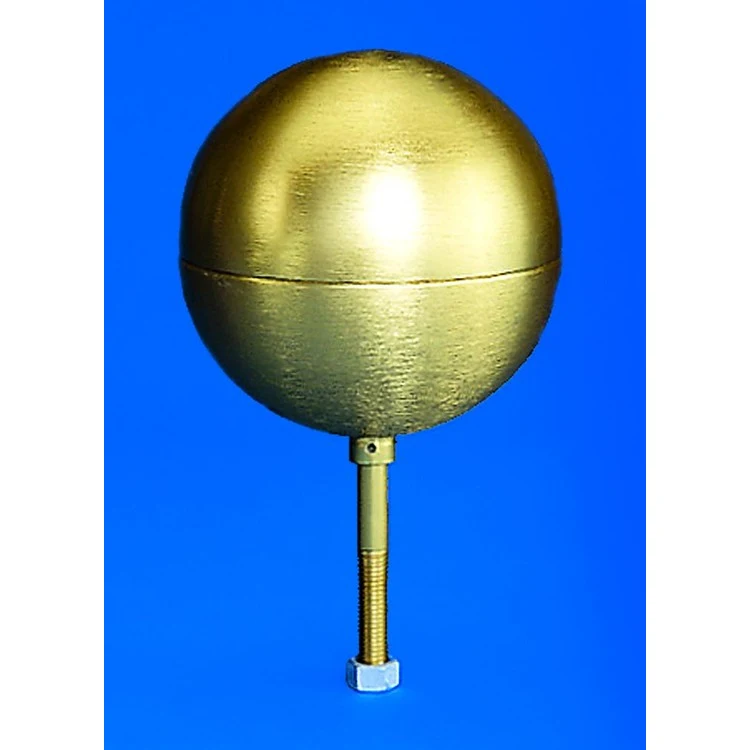Flush Seam Aluminum Gold Ball - 6" Diameter 1
