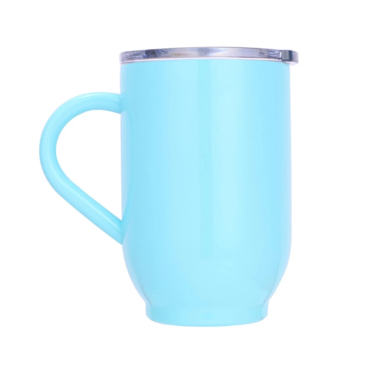 Double Wall Vacuum 16oz Wine Tumbler with Handle 1