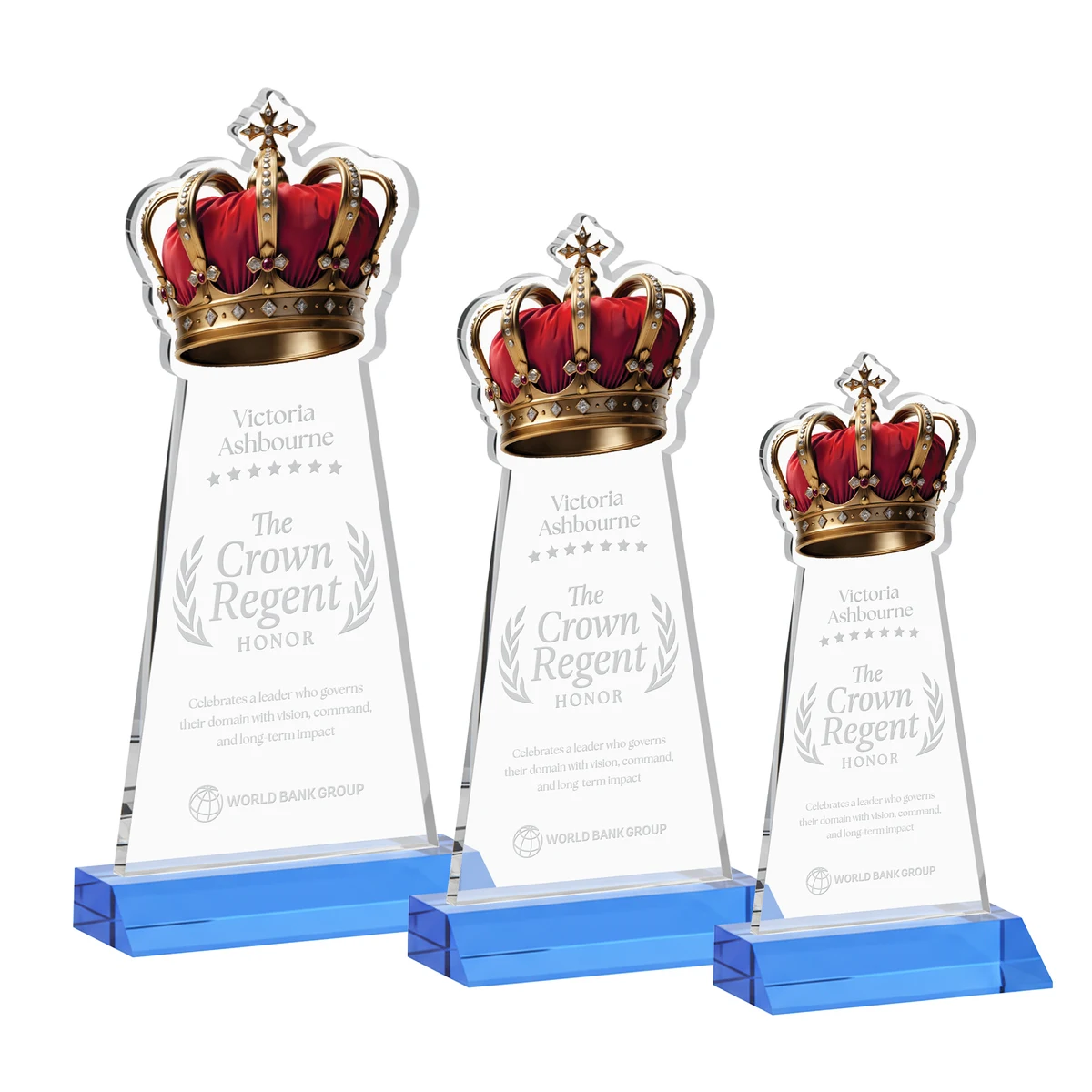 Crown Award - Sky Blue 1