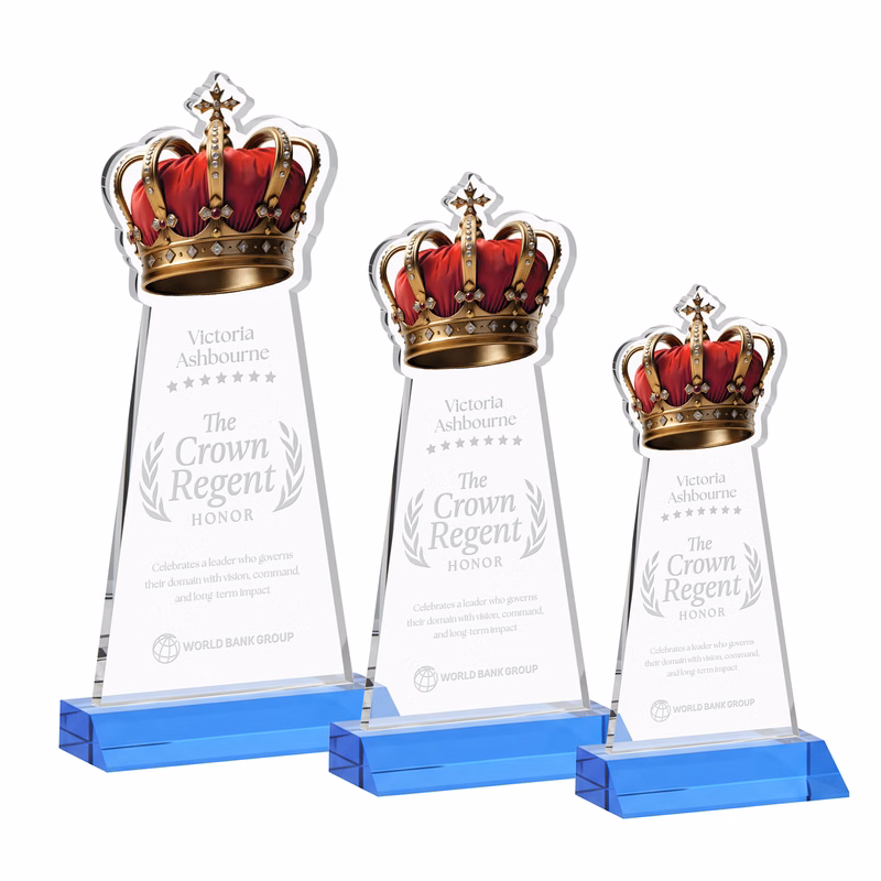 Crown Award - Sky Blue