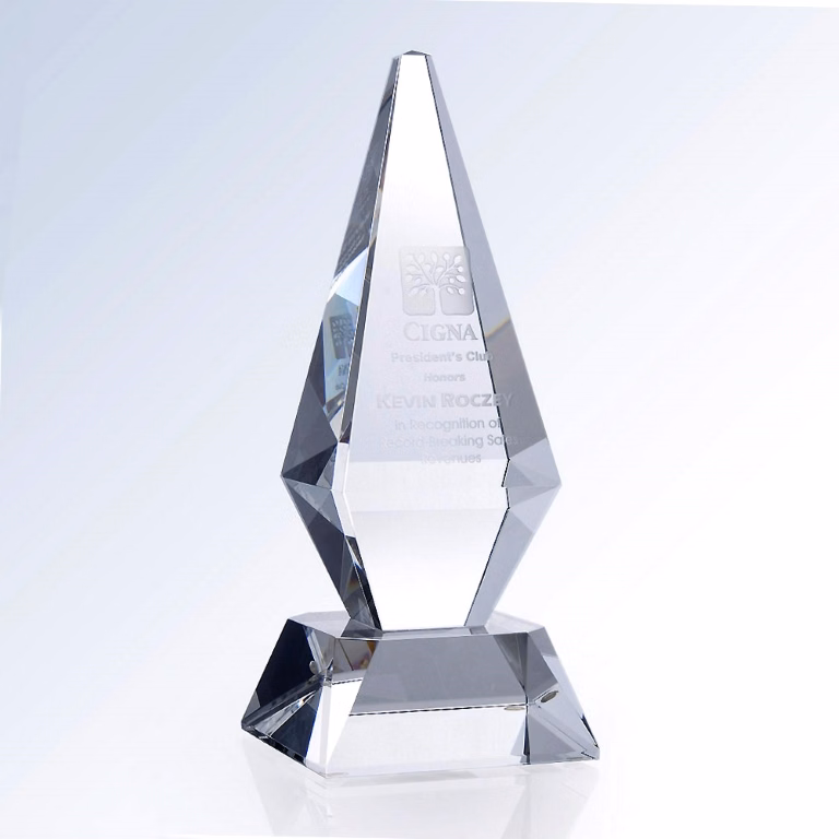 Small Excellence Crystal Award