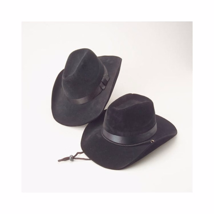 Felt Cowboy Hats - Black