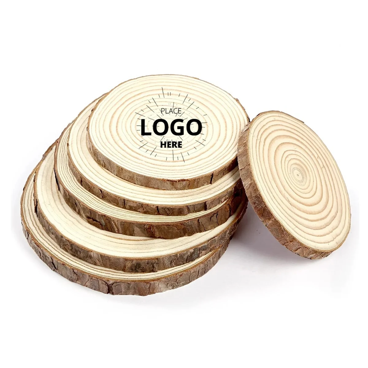 Natural Wooden Coaster 1
