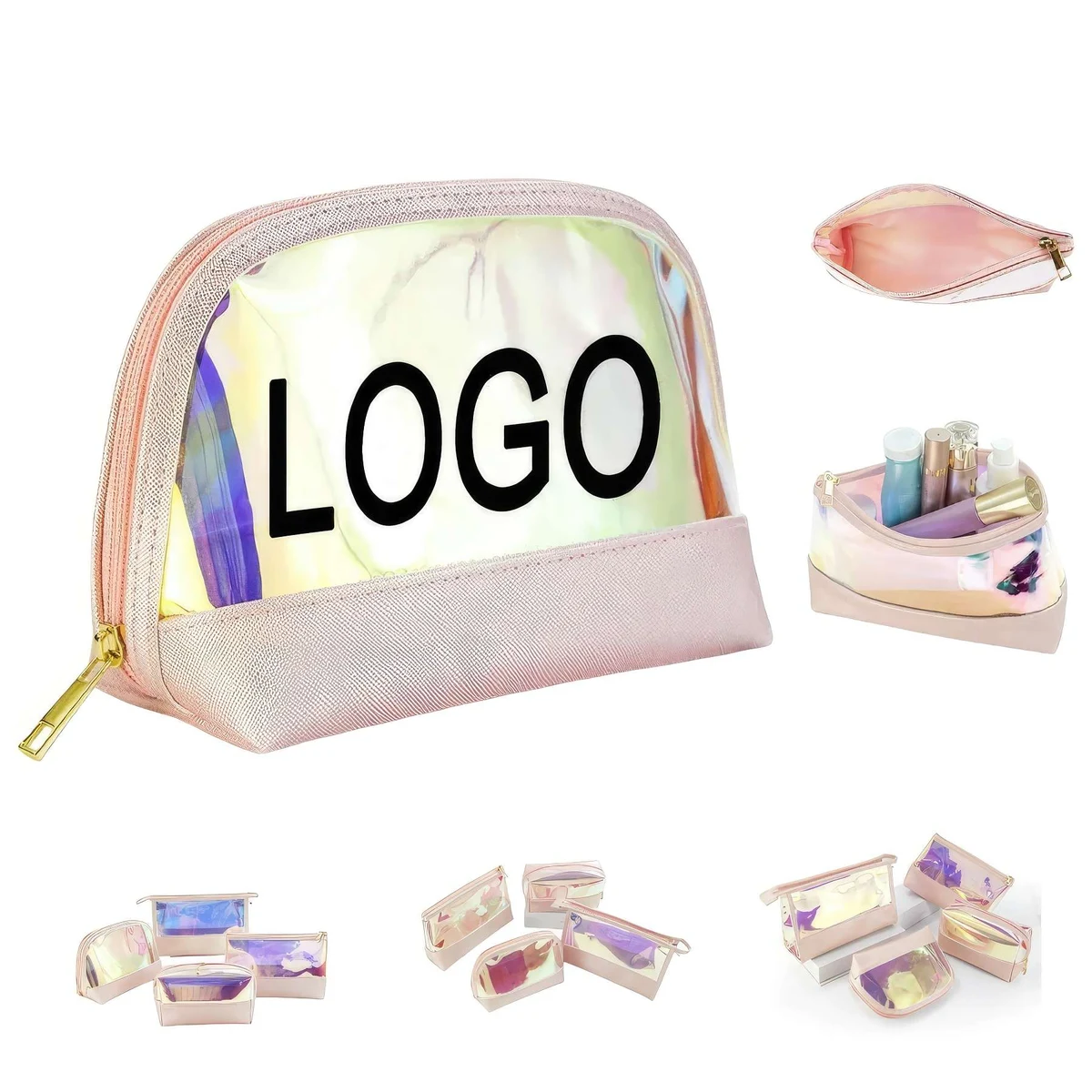 TPU Travel Makeup Organizer Pouch & CosmeticToiletry Bag 1