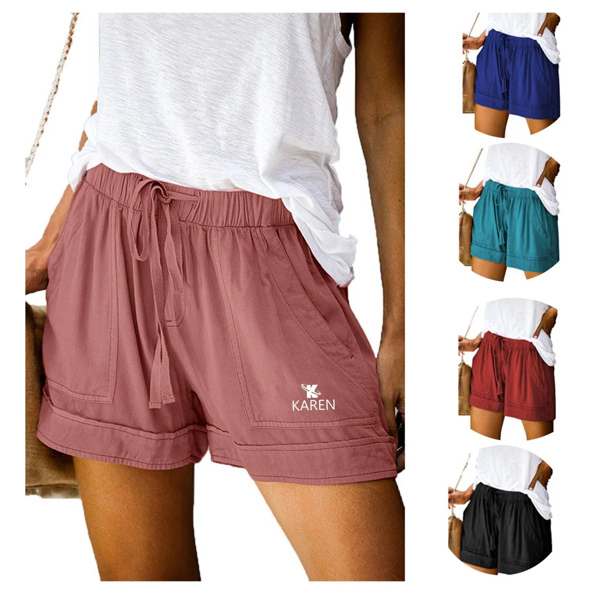 Plus Size Womens Casual Shorts 1