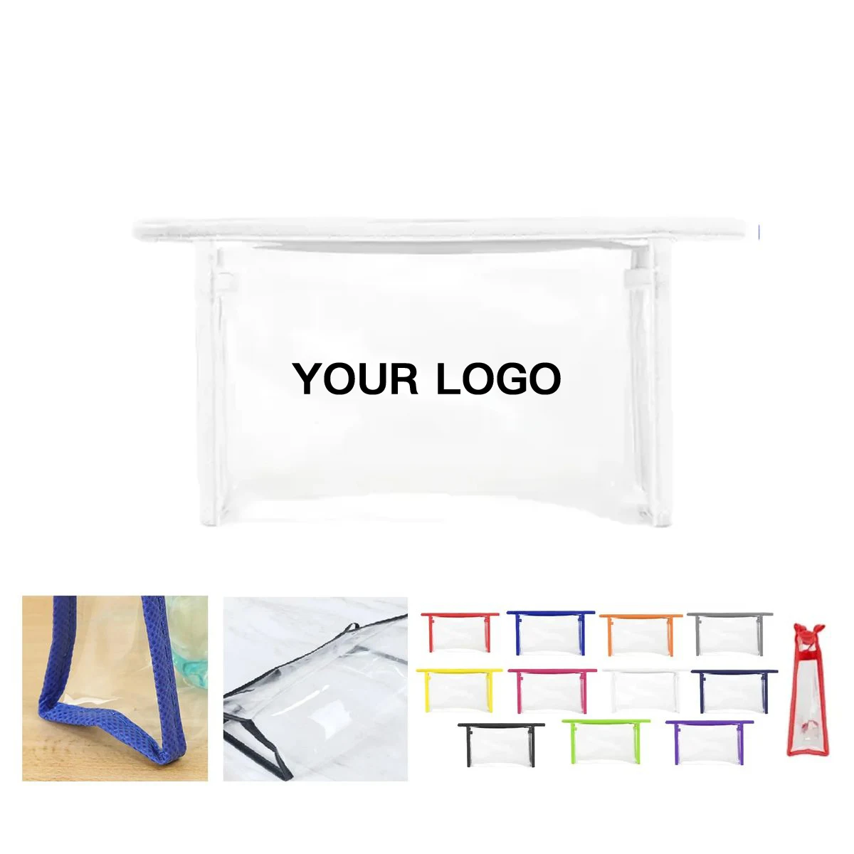 PVC Transparent Pouch for Gym or Hotel Use 1