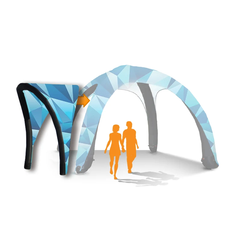 Printed Awning For 17x17 Inflatable Tent 1