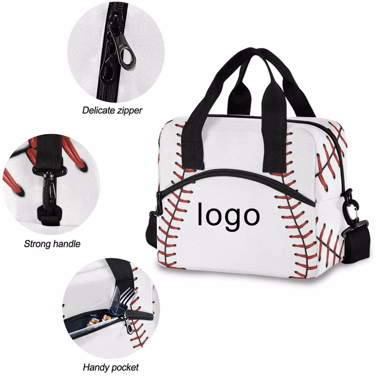 Baseball Printed Lunch Bag (direct import)