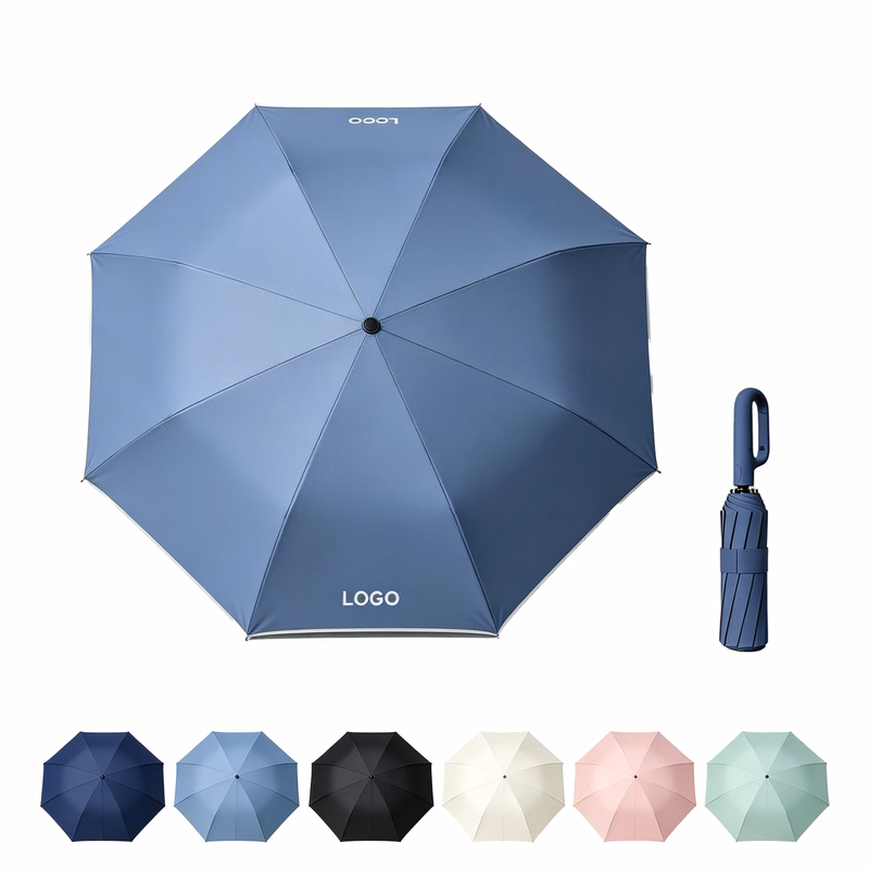 Auto Forward Black Glue Umbrella