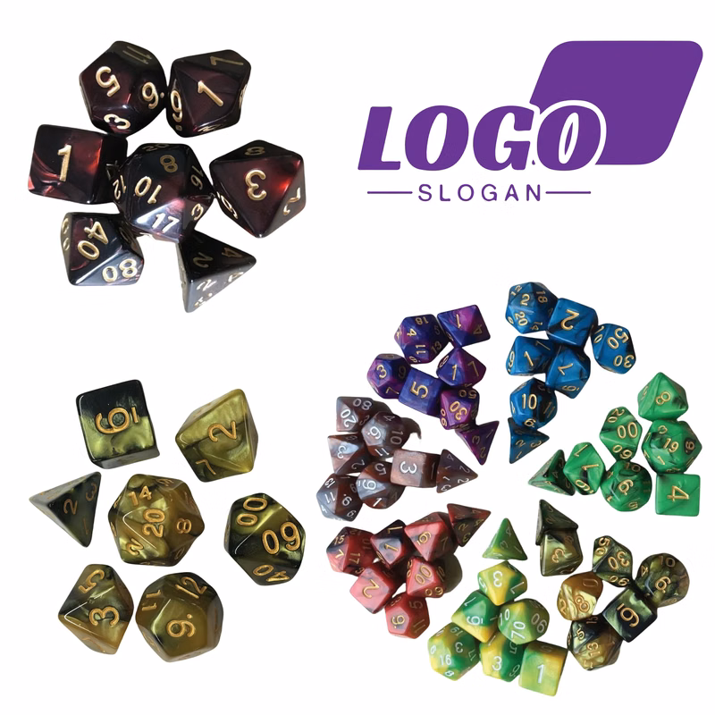 Colors Polyhedral Dice Set