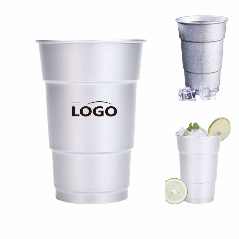 16oz Recyclable Aluminum Party Cup MOQ100