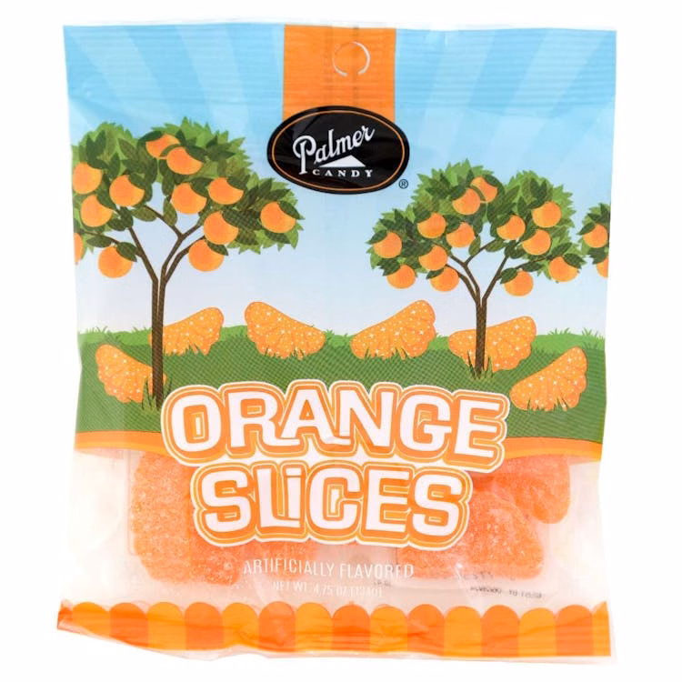 Palmer Orange Candy Slices