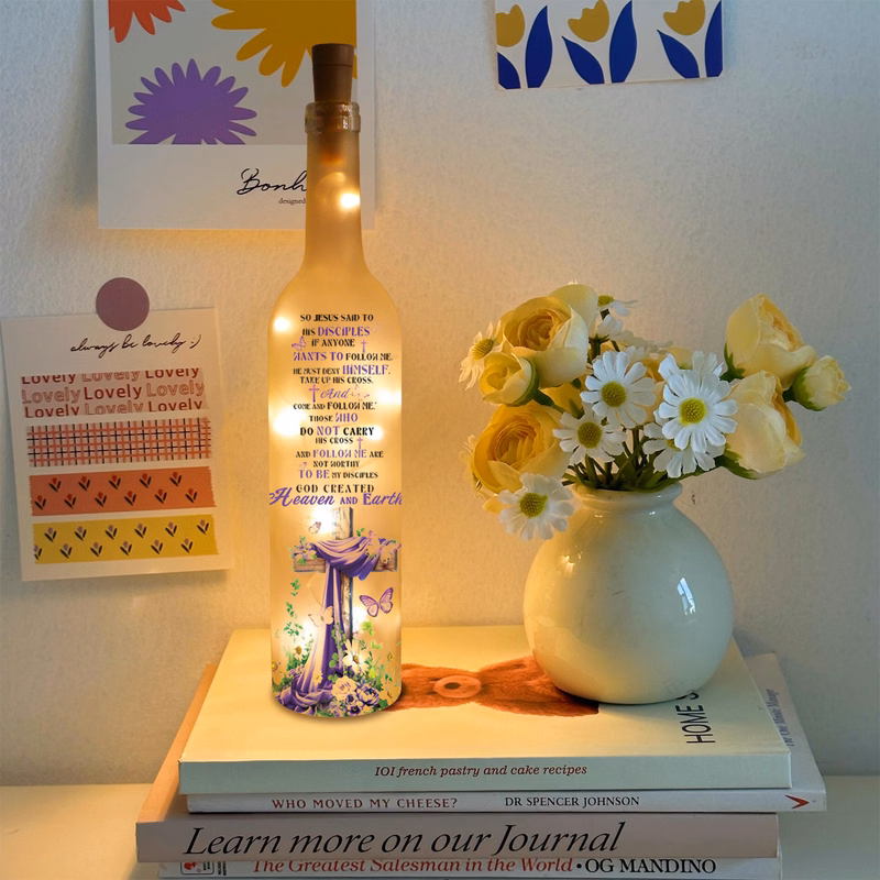 Wine Bottle Light Decor Gift