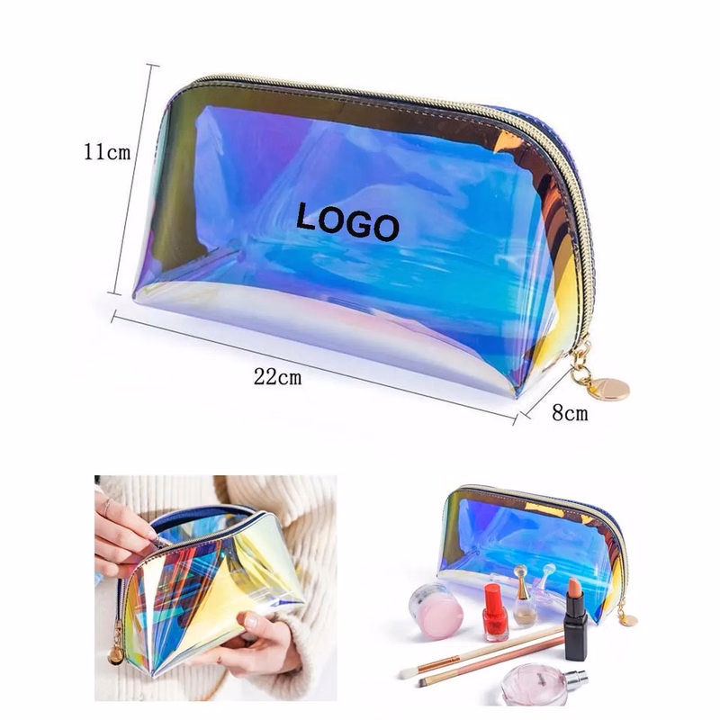 Transparent Shiny Travel Cosmetic Bag