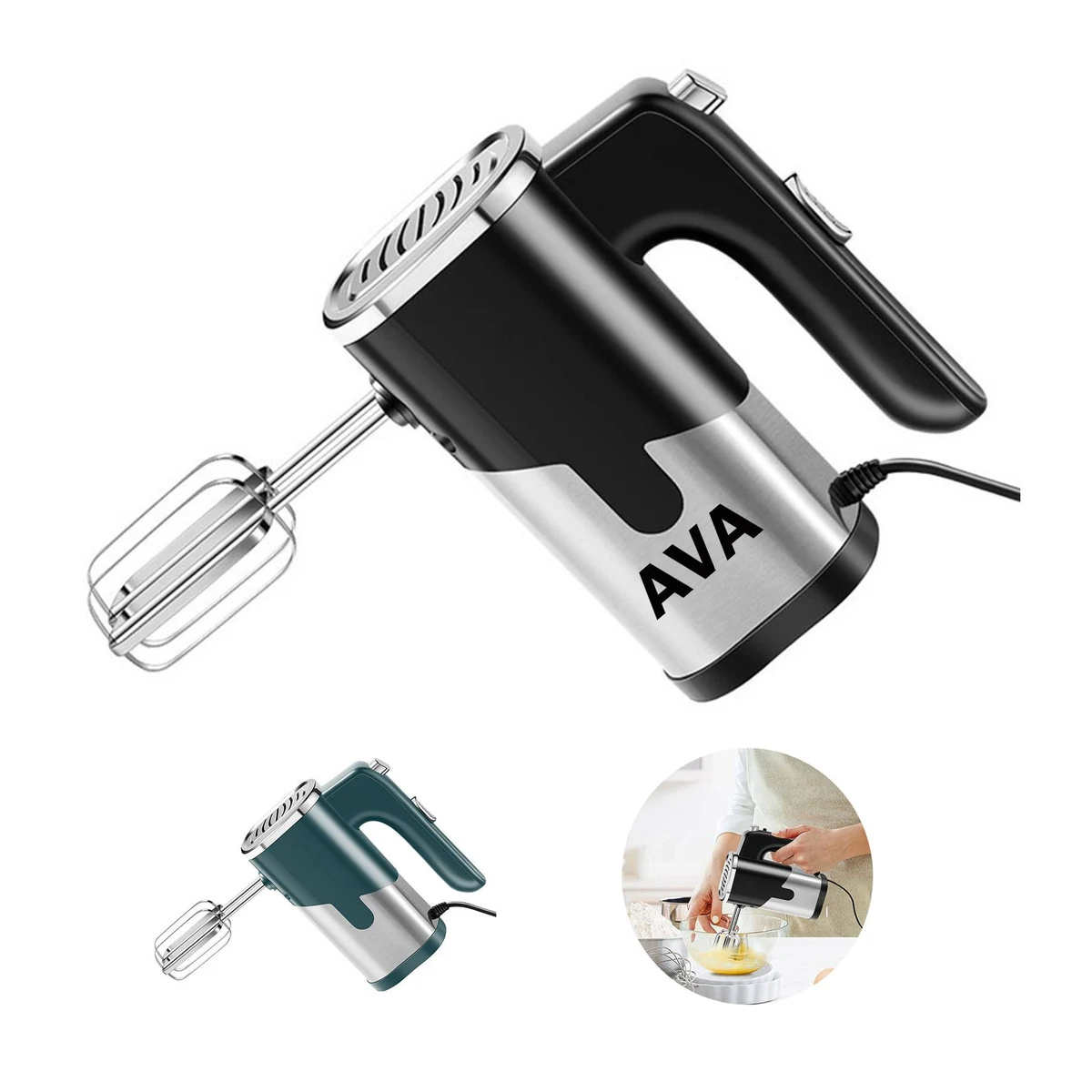 Stainless Steel Electric Egg Beater 1