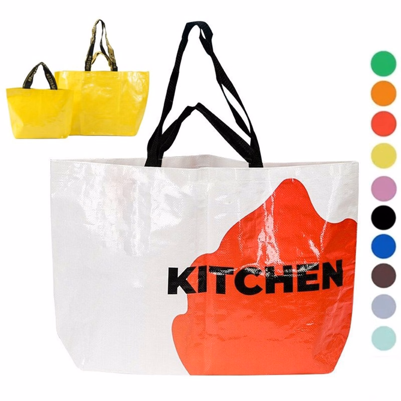 Custom Full Color Recycled Polypropylene Reusable Shopping Sack