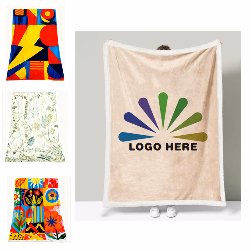 Double-Layer Thickened Single-Side Full-Color Printed Blanket