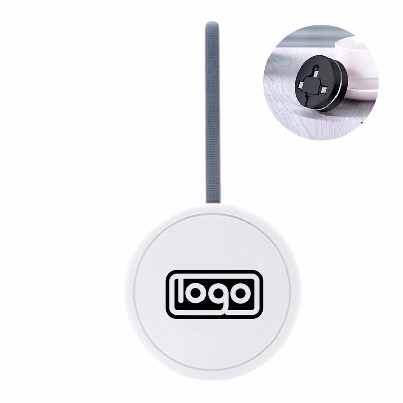 Portable Unilateral Retractable 3-in-1 Charging Cable