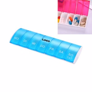 Color Coded Weekly Pill Box