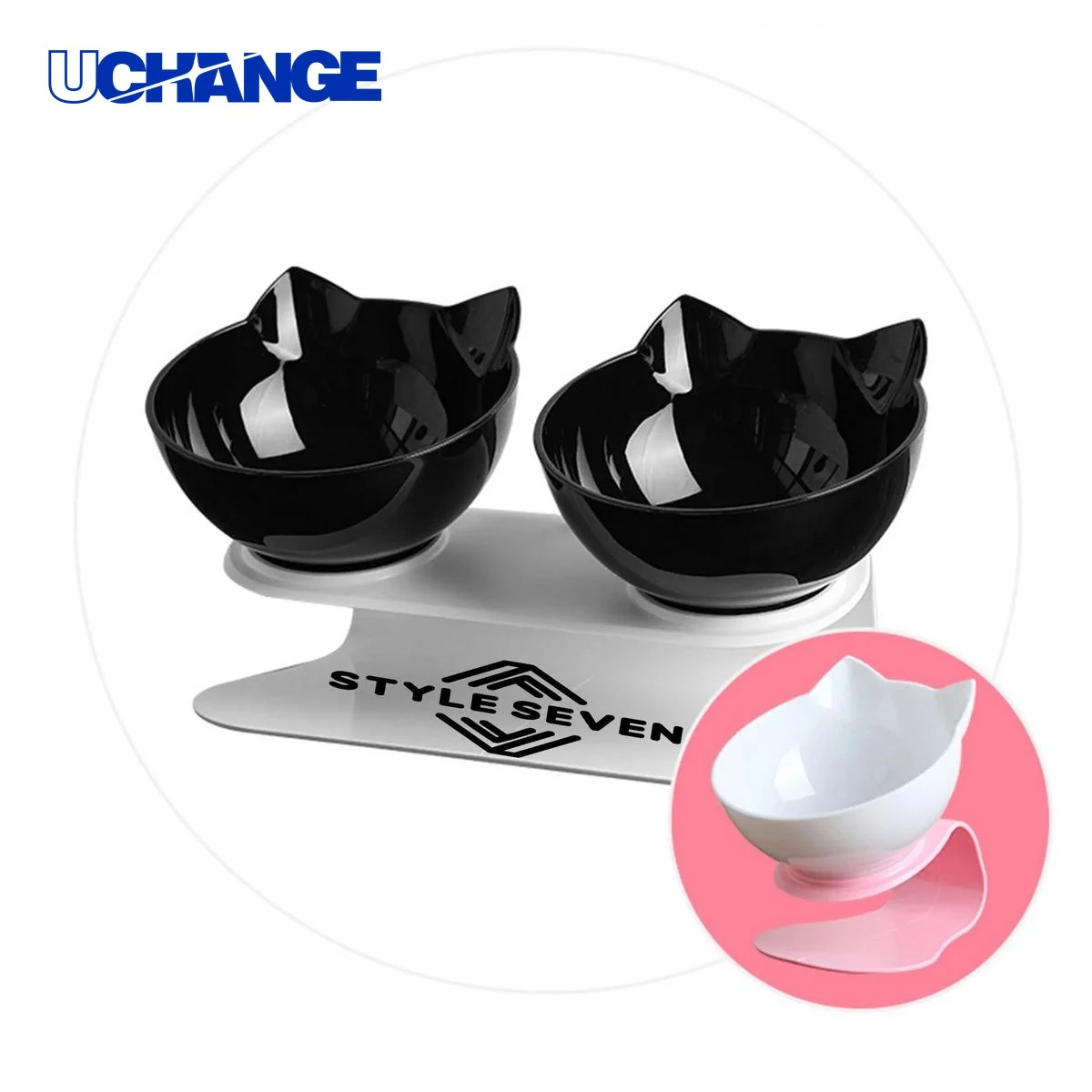 Cat Food Bowl Dish for Feeding 1