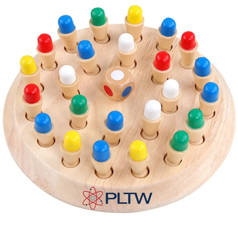 Wooden Memory Chess Game 1