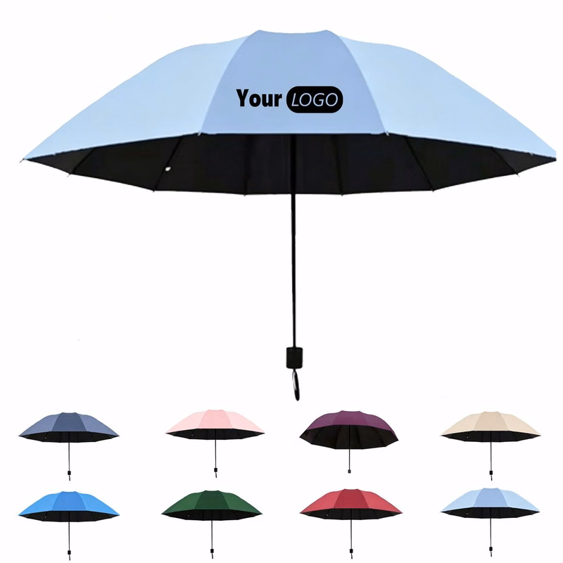 49.2 Inch Large Sun Rain Umbrella For Three People