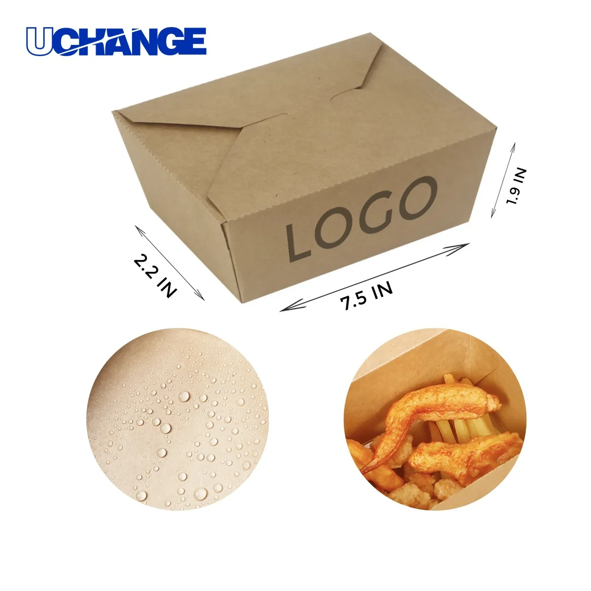 Kraft Paper Packing Box Twenty Four Ounce 1