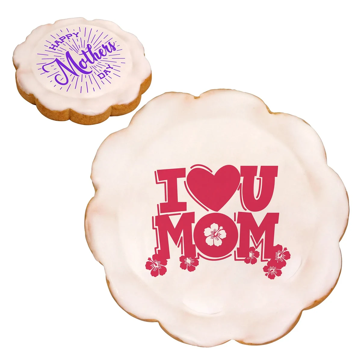 Full Color Flower Cookie 1