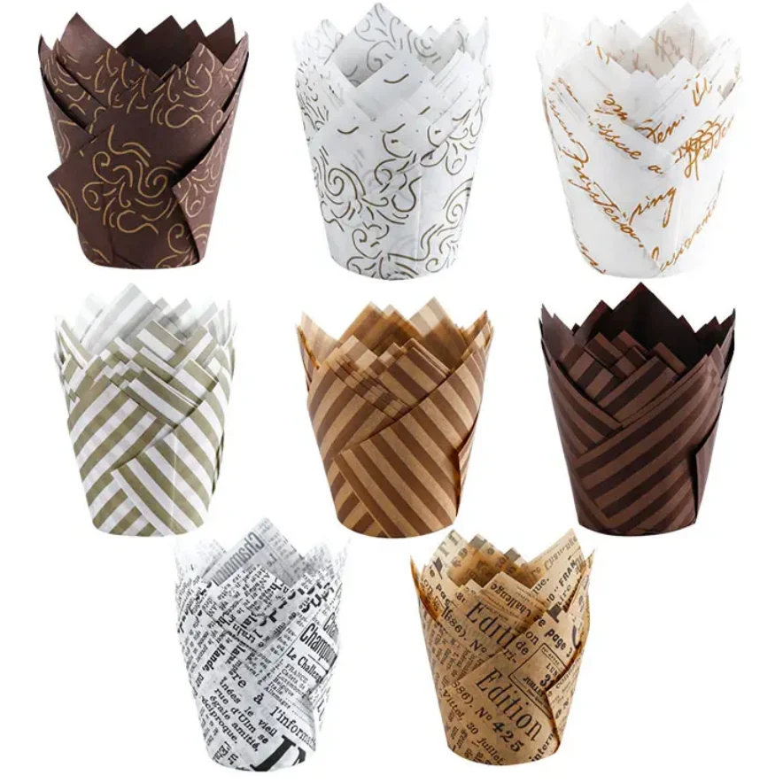 Tulip Cupcake Liners / Muffin Wrappers 1