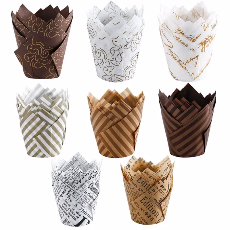 Tulip Cupcake Liners / Muffin Wrappers