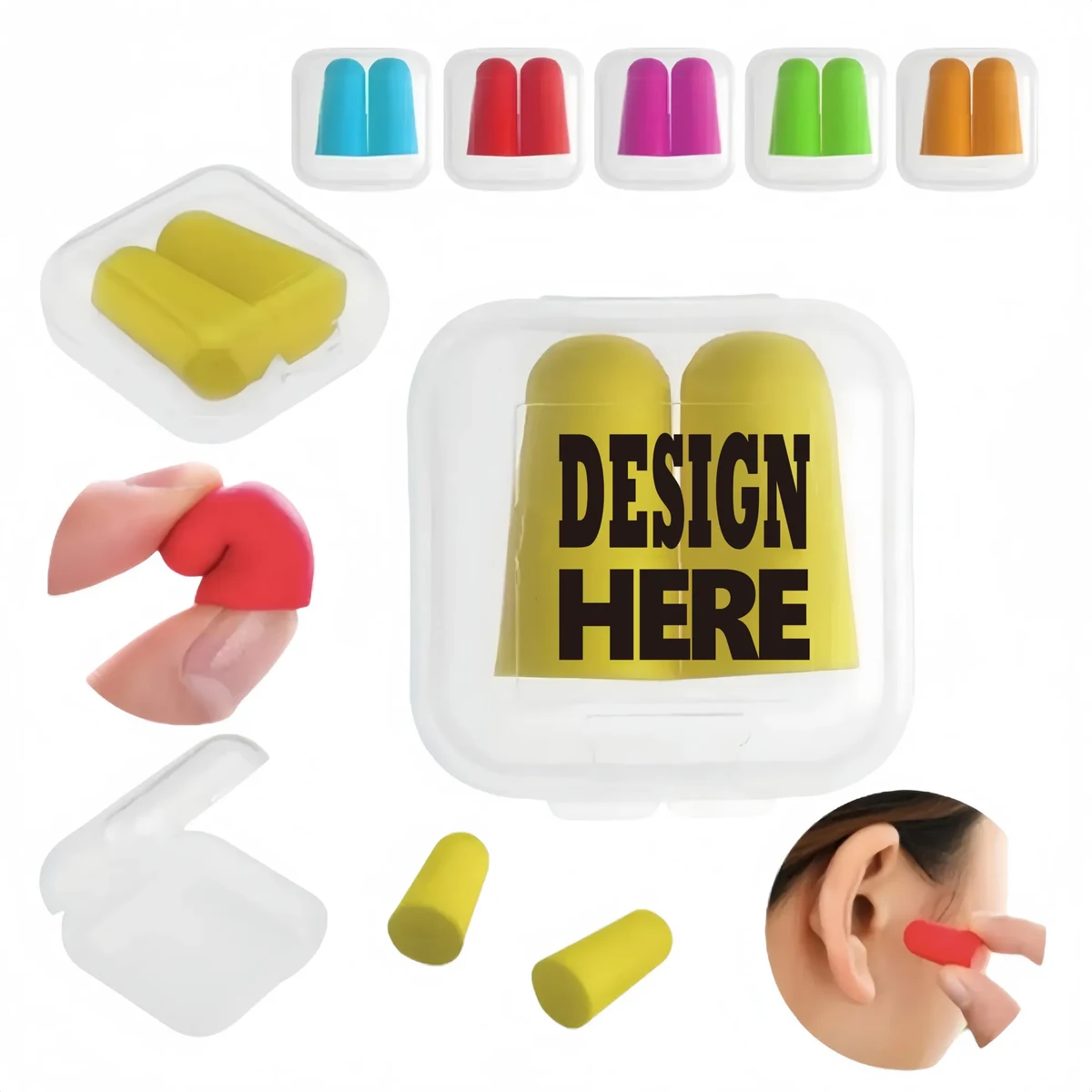 Sleeping Earplugs with Case 1