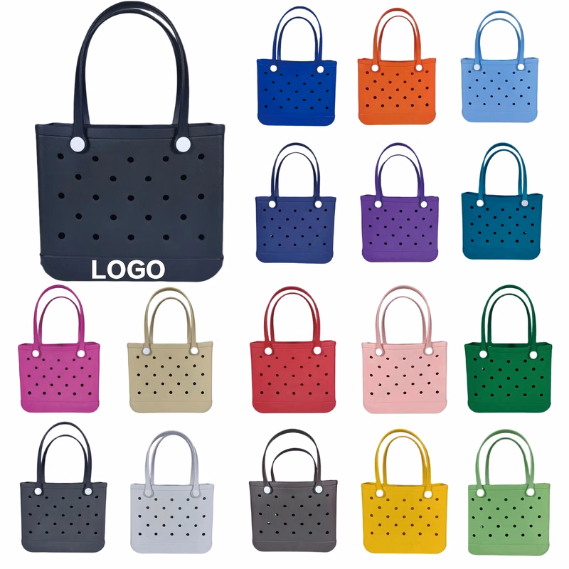 EVA Perforated Waterproof Storage Handbag"