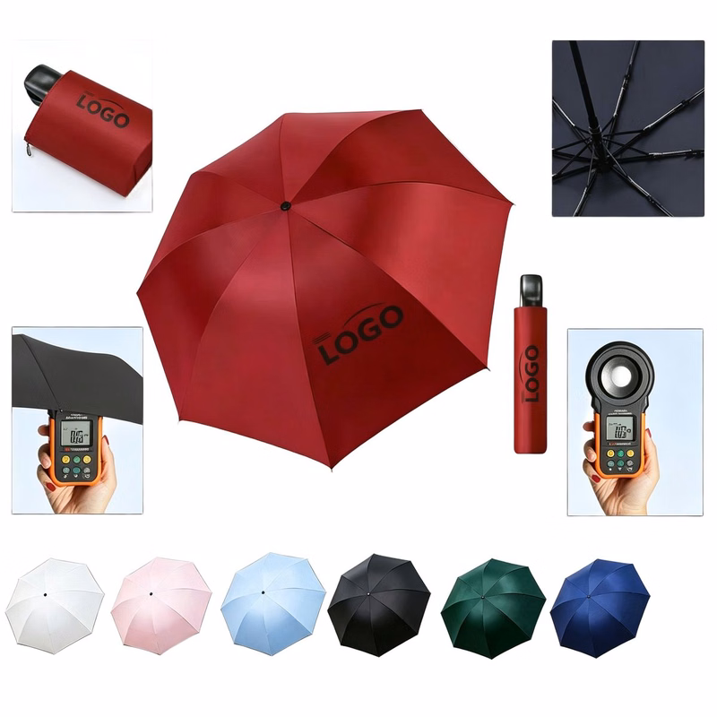 Automatic Black Lining UV Blocking Folding Umbrella