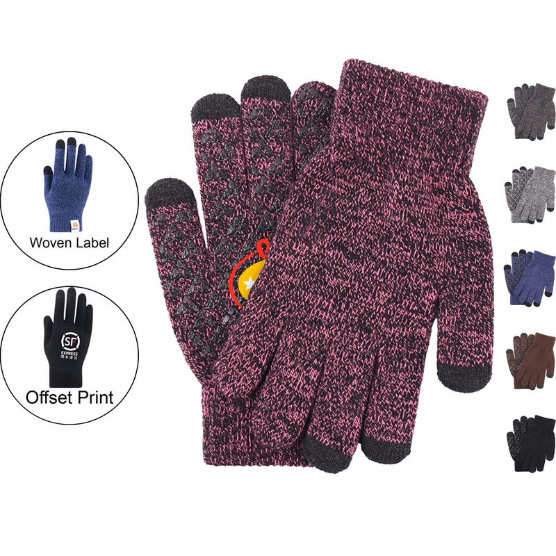 Non-slip Gloves w/ 3 Finger Touch