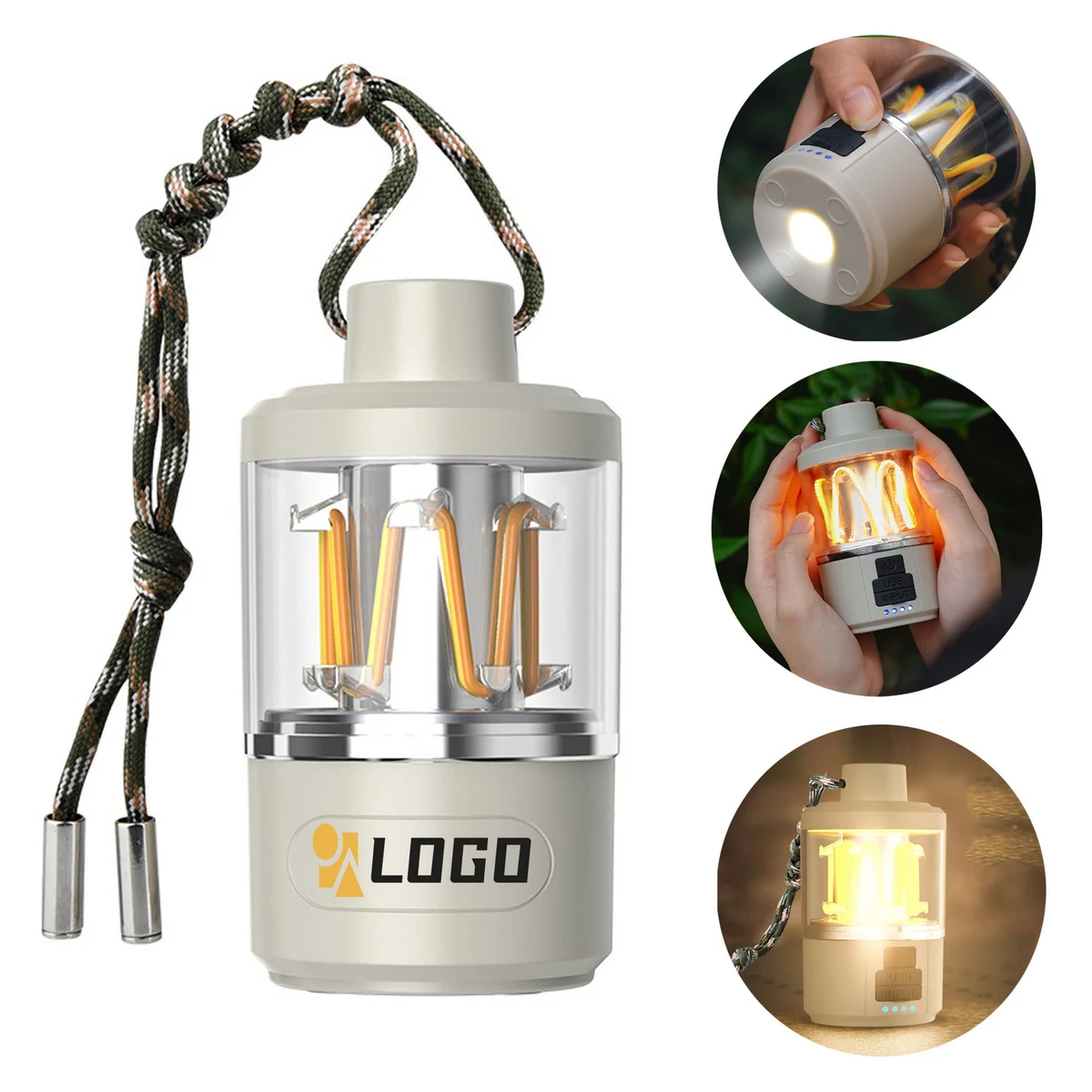 Plastic LED Portable Camping Tent Lamp 1
