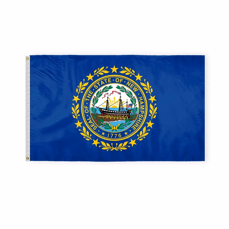 3'x5' New Hampshire ePoly Printed Flags