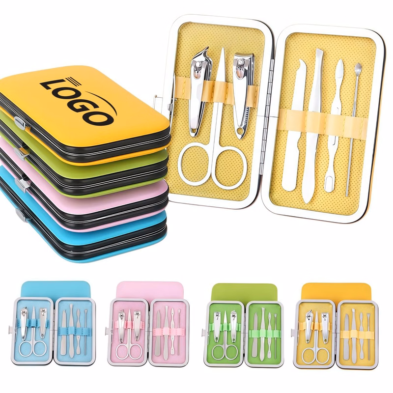 MOQ20pcs 7 Piece Manicure Nail Clippers Travel Kit