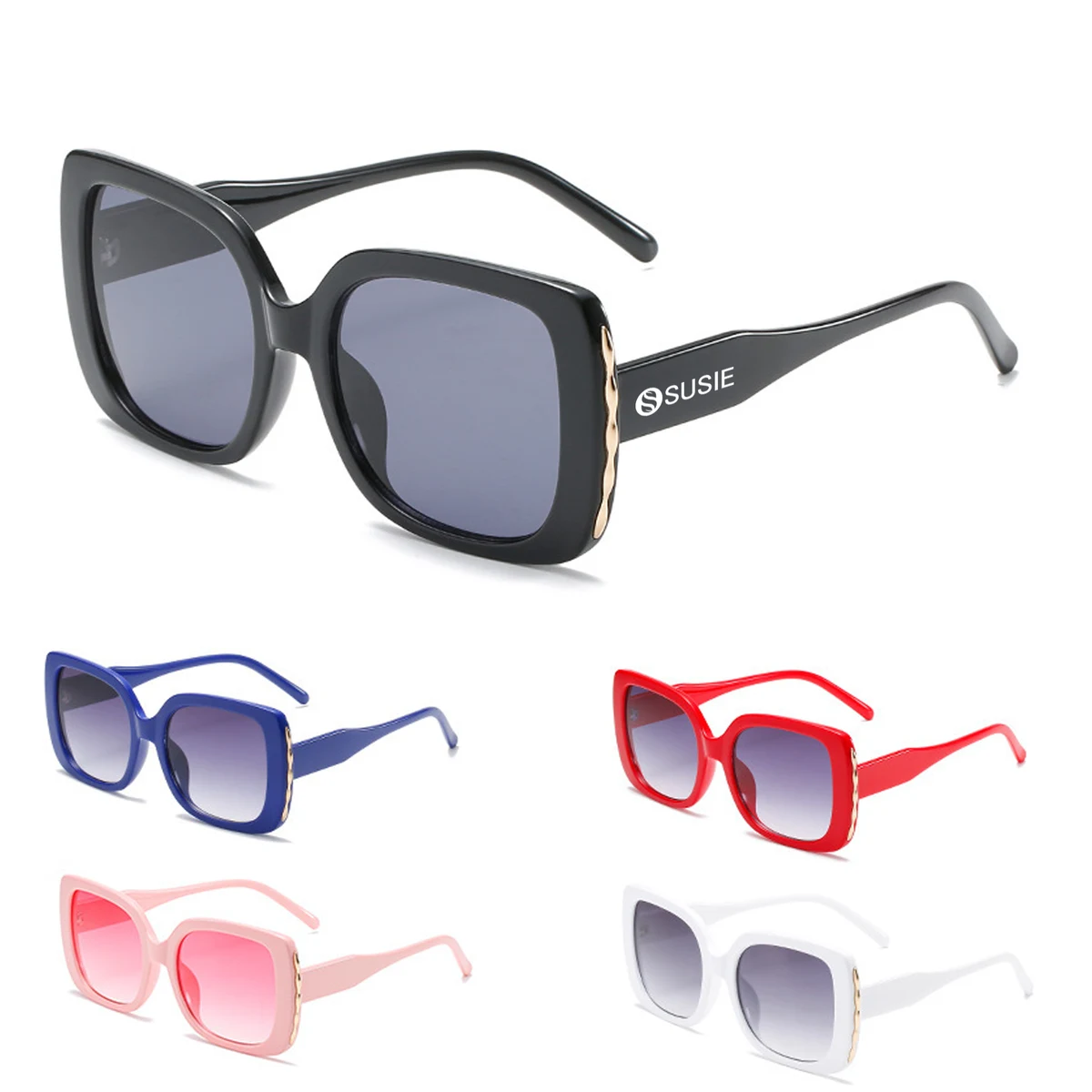 Oversized Square Frame Sunglasses 1