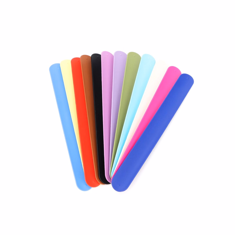 Silkscren Printed Silicone Slap Wristband
