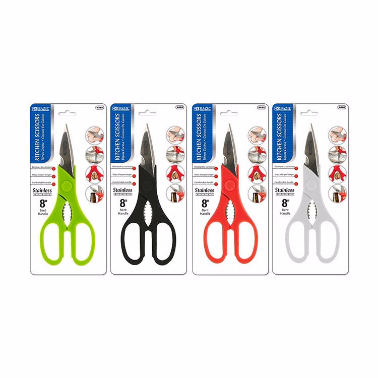 8" Kitchen Scissors - Stainless Steel Assorted