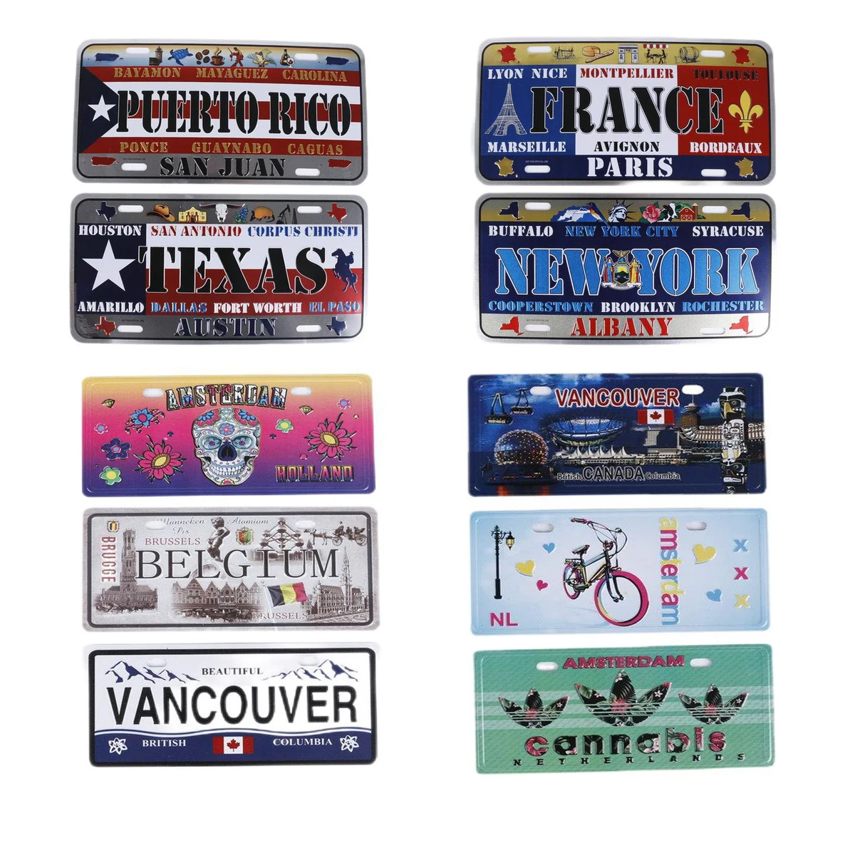 Aluminum Sign Licenses Plate 1