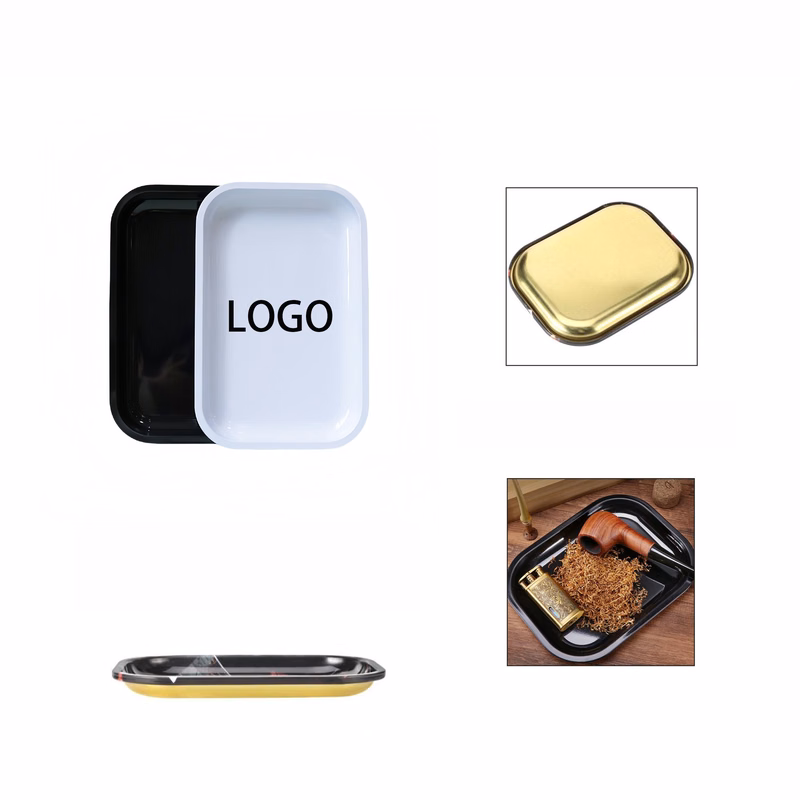 Custom Tinplate Cigarette Rolling Tray MOQ 10pcs