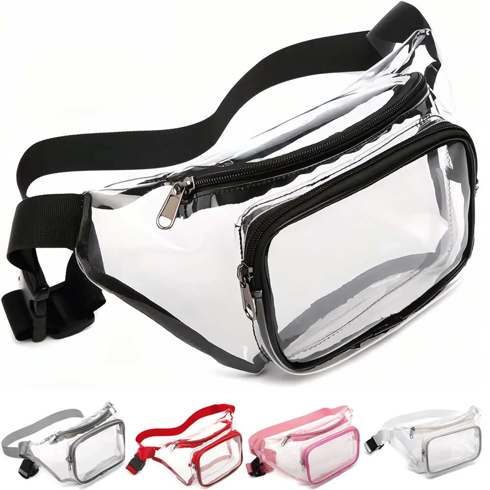 Zippered Clear Fanny Pack 1