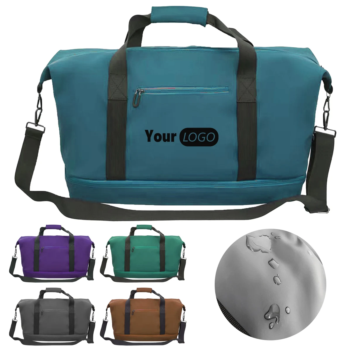 Polyester Sports Travel Duffel Bag 1