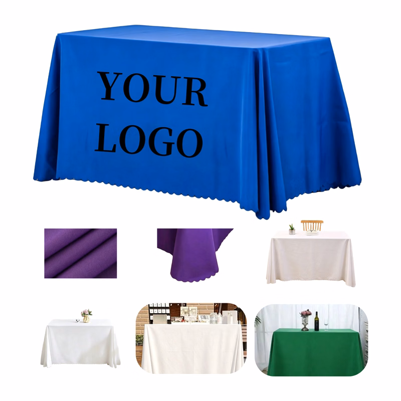 Plain Nylon Tablecloth for 4ft Tables