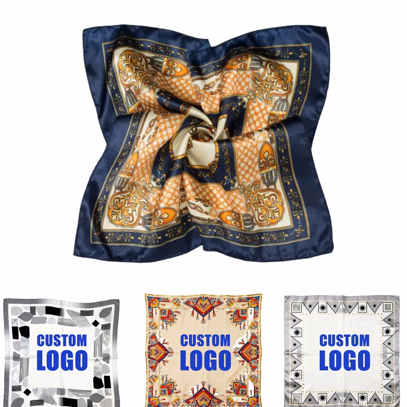Silk-Like Printed Scarf